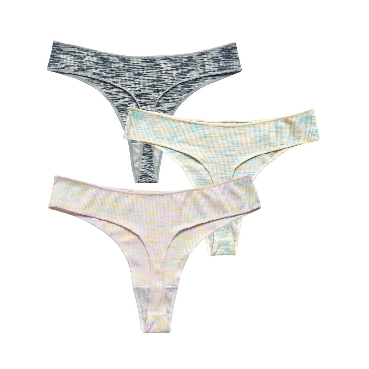 3Pcs/Set Women Panties Low Rise G-string Seamless Underwear Female Underpants Comfort Panties Sexy Lingerie S-XL Thongs