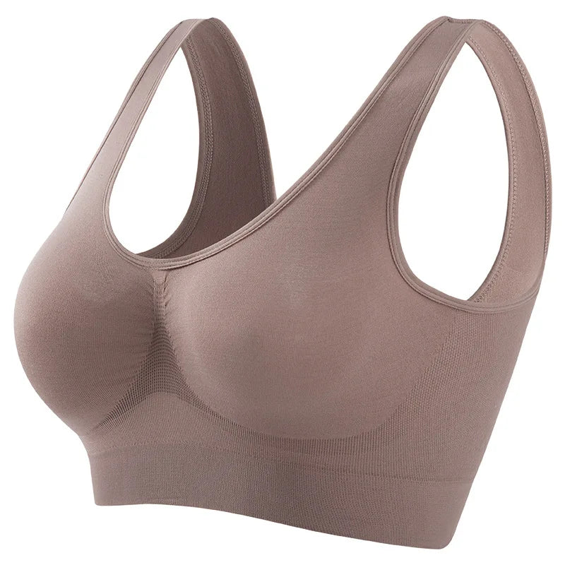 Women Push-Up Bra Seamless Bras Non-wire Sports Bra without Pads Breathable Brassiere Female Crop Top Sexy Lingerie S-5XL