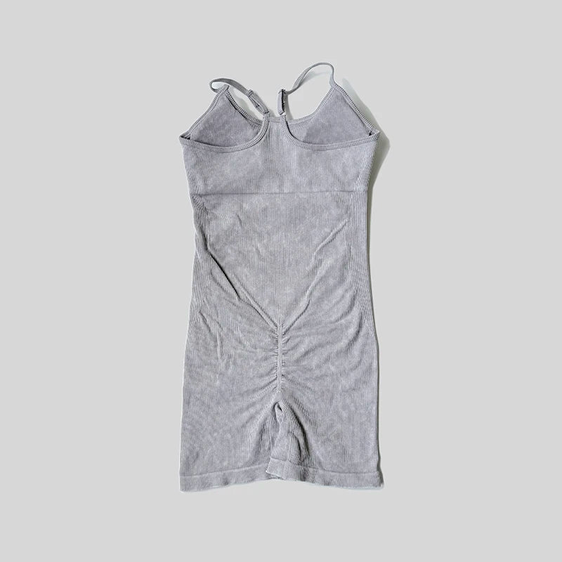 New Seamless One Piece Short Jumpsuit Yoga Clothes Sportswear Women's Gym Push Up Workout Fitness Sports Bodysuit Yoga Suit