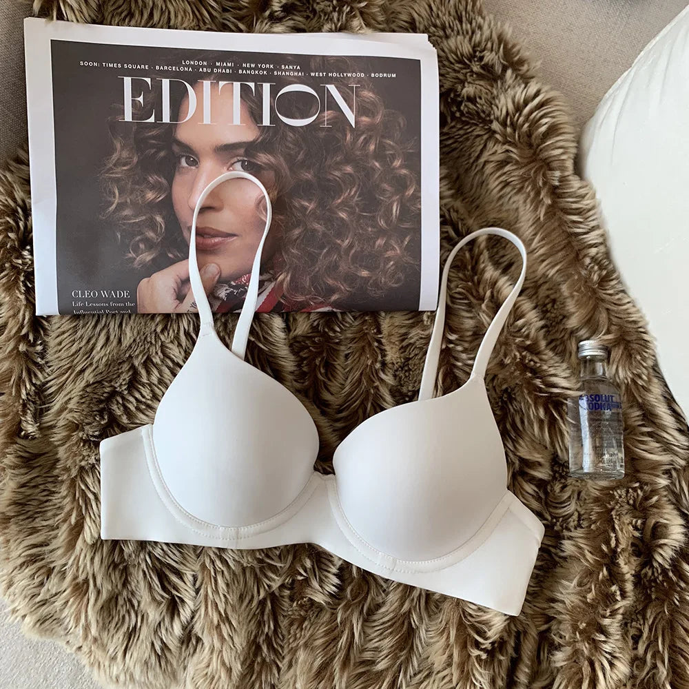 Push-Up Seamless Bras For Women Non-wire Fixed Cup Bra Invisible Brassiere Sexy Lingerie 3/4 Cup Soft Top Women's Underwear