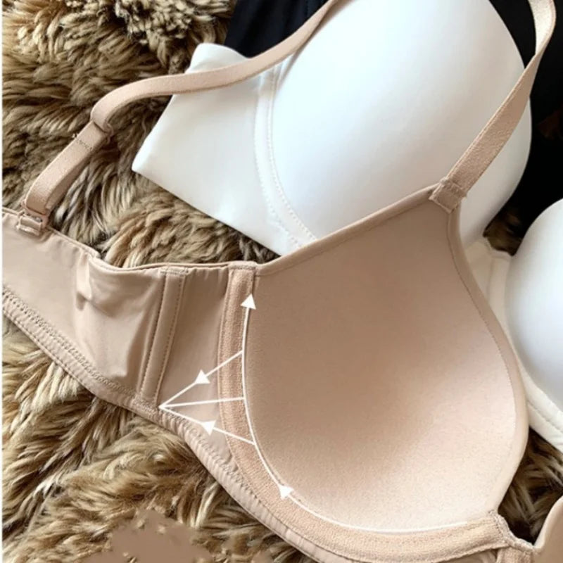 Push-Up Seamless Bras For Women Non-wire Fixed Cup Bra Invisible Brassiere Sexy Lingerie 3/4 Cup Soft Top Women's Underwear