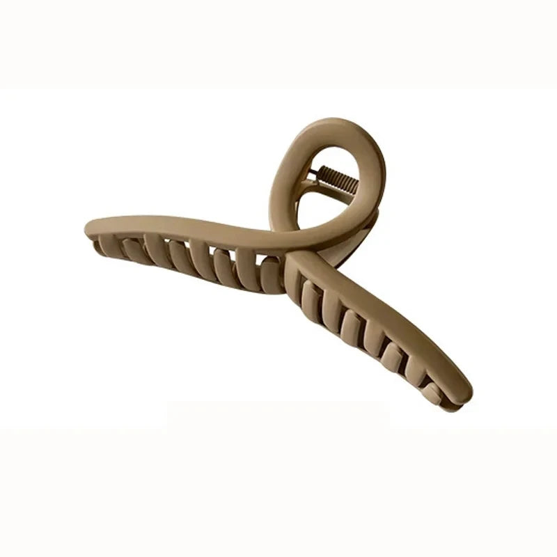 4Pcs Women Cross Matte Hair Claw Clips Hairpin 2025 Fashion Elegant Hairgrips Large Clamps Crab Girls Korean Hair Accessories