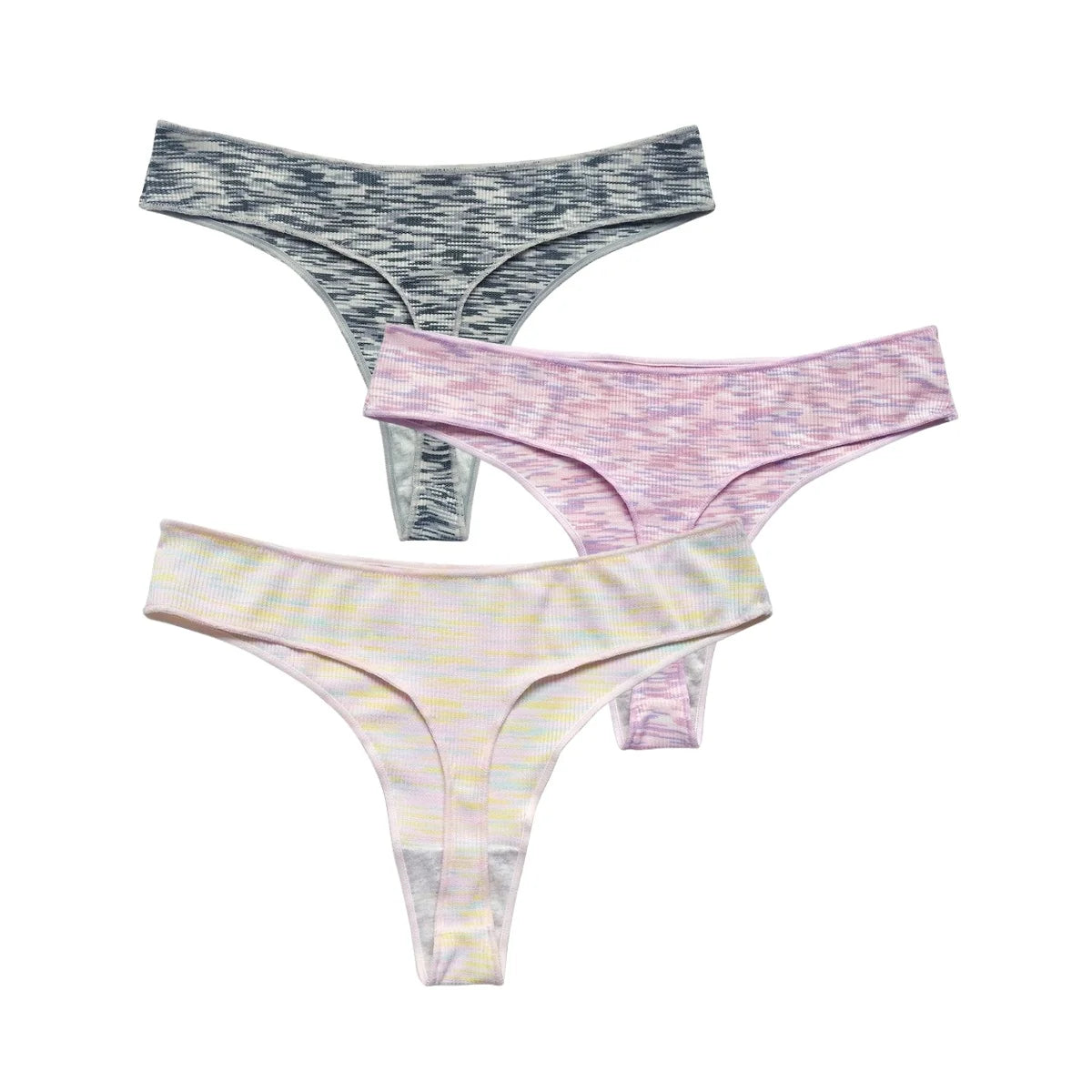 3Pcs/Set Women Panties Low Rise G-string Seamless Underwear Female Underpants Comfort Panties Sexy Lingerie S-XL Thongs