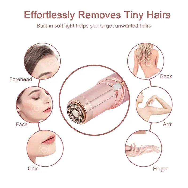 Electric Hair Removal Machine Eyebrow Trimmer Hot Sales Portable Lipstick Shaver Women's Remover Mini Shaver Electric Trimmer