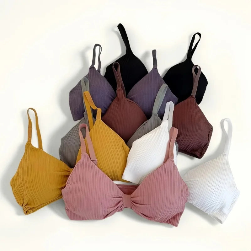 Wire Free Bras For Women Push Up  Sexy Lingerie Comfort Bra Tops Female Brassiere Seamless Underwear Solid Intimates