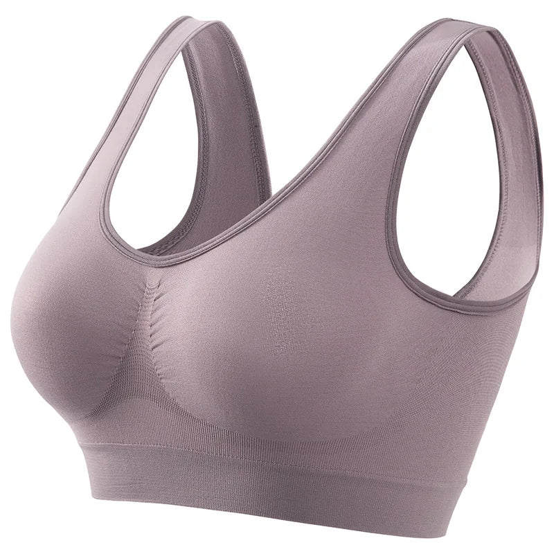 Women Push-Up Bra Seamless Bras Non-wire Sports Bra without Pads Breathable Brassiere Female Crop Top Sexy Lingerie S-5XL