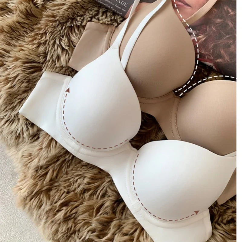 Push-Up Seamless Bras For Women Non-wire Fixed Cup Bra Invisible Brassiere Sexy Lingerie 3/4 Cup Soft Top Women's Underwear