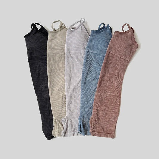 New Seamless One Piece Short Jumpsuit Yoga Clothes Sportswear Women's Gym Push Up Workout Fitness Sports Bodysuit Yoga Suit