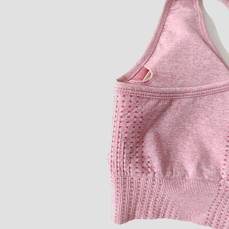 2/3/5PCS Seamless Women Yoga Set Workout Sportswear Gym Clothing Fitness Long Sleeve Crop Top High Waist Leggings Sports Suits