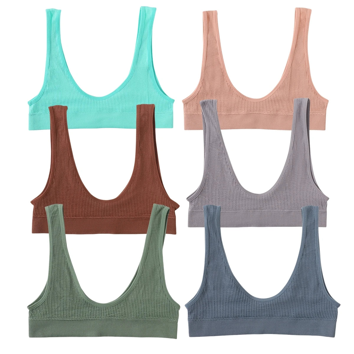 Women Push Up Bras Deep-U Shape Brassiere Small Cup Bralette Non-wire Seamless Underwear Female Comfy Sexy Lingerie Intimates