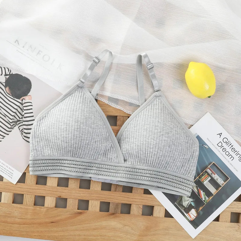 Push-Up Bras For Women Non-wire Brassiere V-neck Underwear 3/4 Cup Padded Lingerie Female Comfort Intimates
