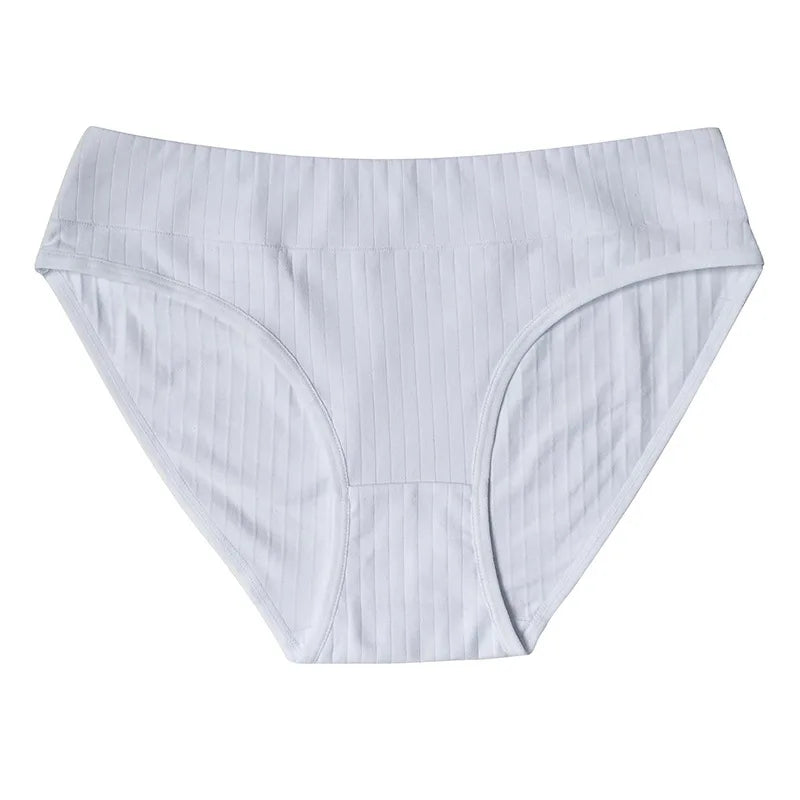 3Pcs/Set Cotton Panties Women Low Waist Briefs Solid Color Underwear Comfort Breathable Panty Sexy Lingerie M-XL Intimates