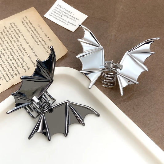 NEW Alloy Bat Hair Claw Minimal Design Large Size Hair Claw Clips Hair Accessories for Women Girls