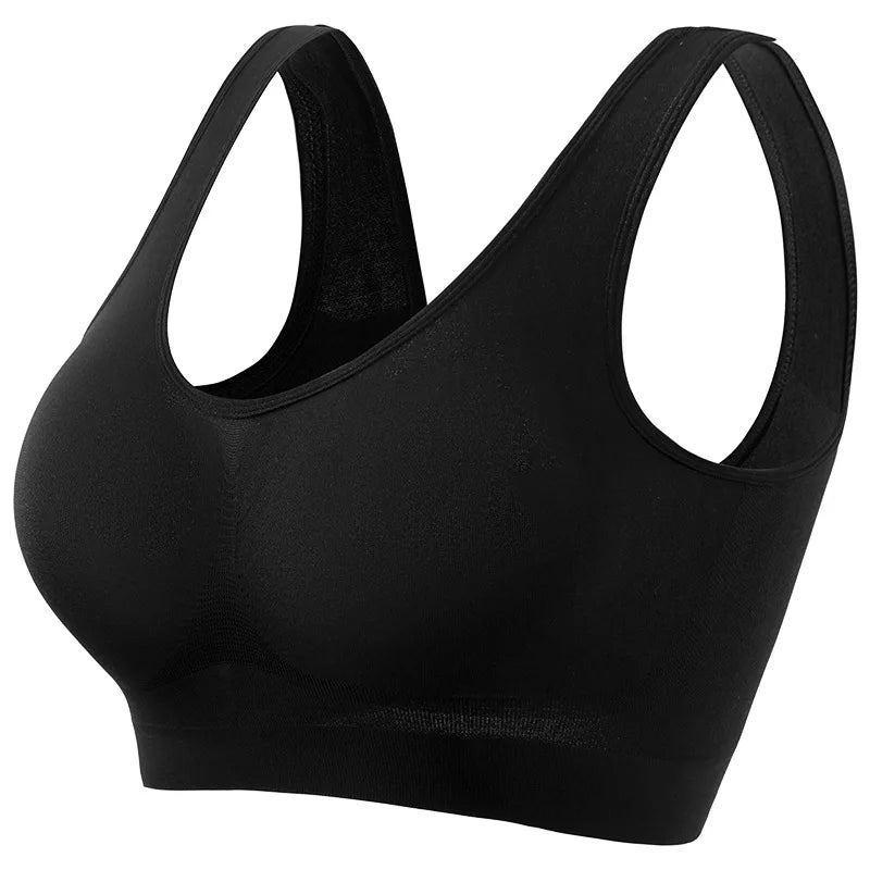 Women Push-Up Bra Seamless Bras Non-wire Sports Bra without Pads Breathable Brassiere Female Crop Top Sexy Lingerie S-5XL