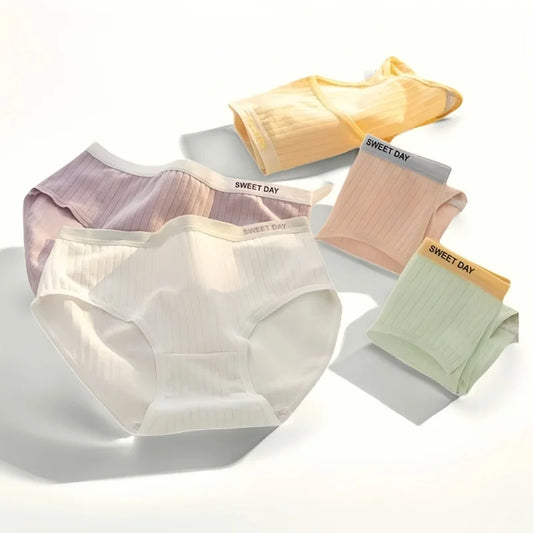 1Pc Cotton Panties Women Seamless Underwear Breathable Panty Female Solid Color Underpants Briefs M-XL Sexy Lingerie
