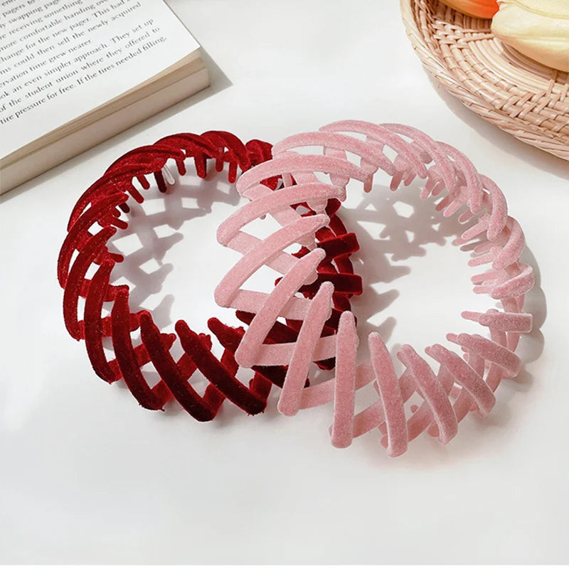 Fashion Women Bun Hair Claw Horsetail Buckle Hair Clip Bird Nest Expanding Hair Accessories Female Ponytail Hair Accessories