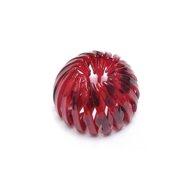 Fashion Women Bun Hair Claw Horsetail Buckle Hair Clip Bird Nest Expanding Hair Accessories Female Ponytail Hair Accessories