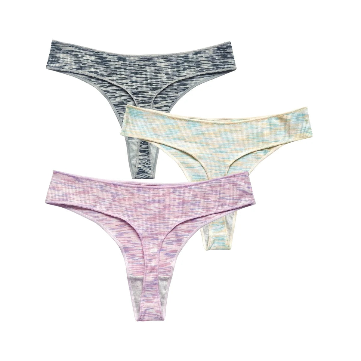 3Pcs/Set Women Panties Low Rise G-string Seamless Underwear Female Underpants Comfort Panties Sexy Lingerie S-XL Thongs