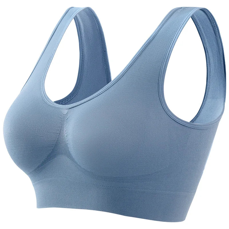 Women Push-Up Bra Seamless Bras Non-wire Sports Bra without Pads Breathable Brassiere Female Crop Top Sexy Lingerie S-5XL