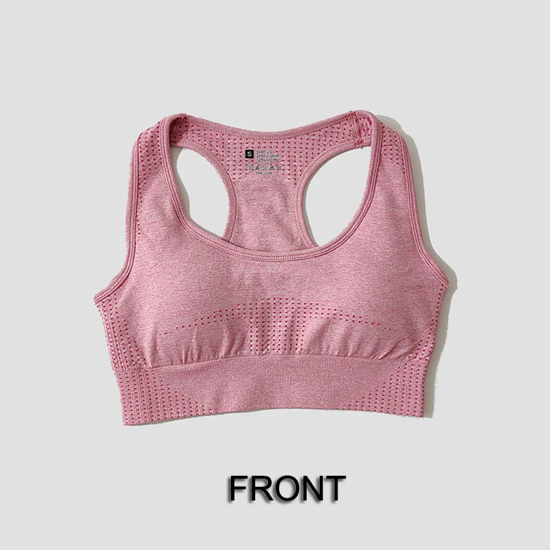 2/3/5PCS Seamless Women Yoga Set Workout Sportswear Gym Clothing Fitness Long Sleeve Crop Top High Waist Leggings Sports Suits