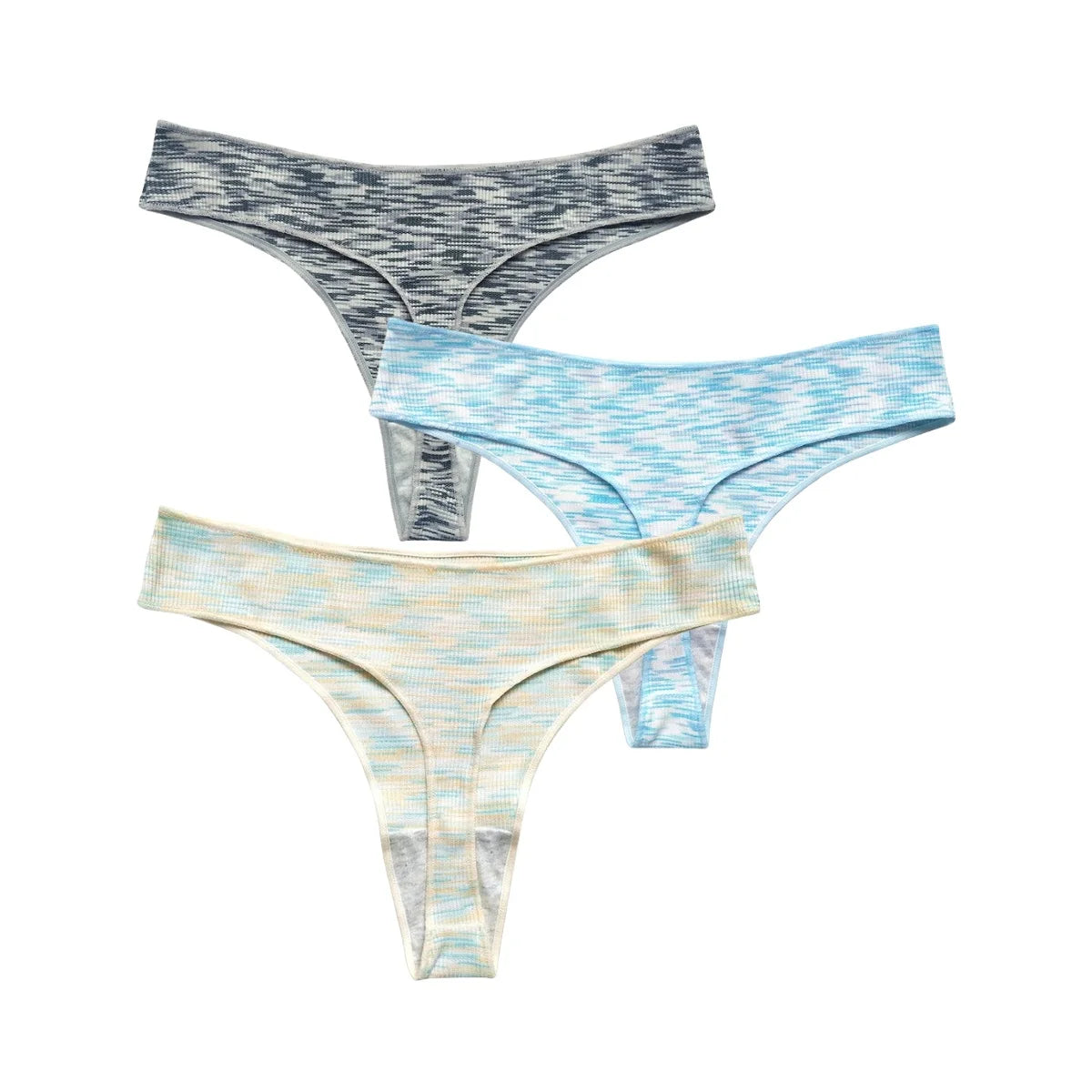 3Pcs/Set Women Panties Low Rise G-string Seamless Underwear Female Underpants Comfort Panties Sexy Lingerie S-XL Thongs