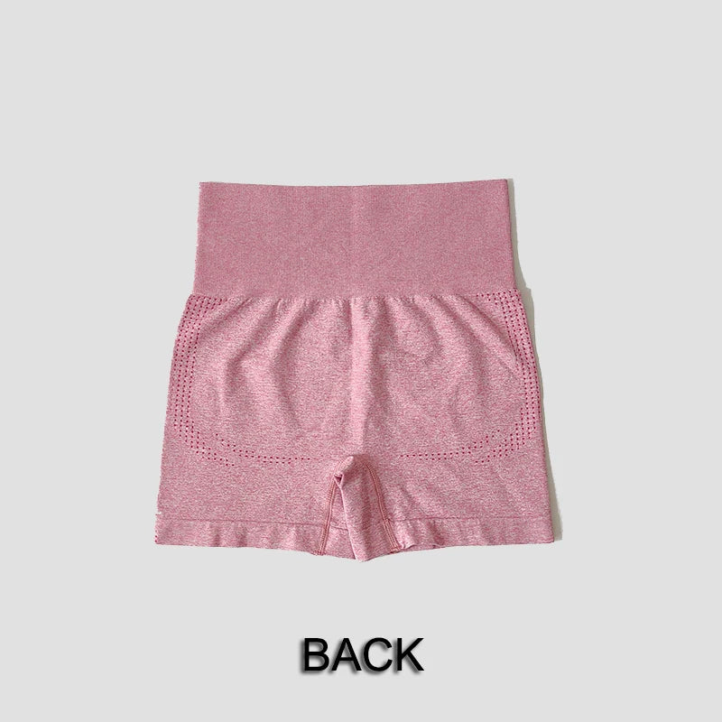 Seamless Women's Shorts Yoga Fitness High Waist Workout Shorts Sport Gym Leggings Slim Tummy Control Athletic Shorts