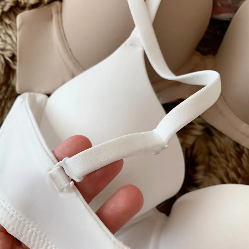 Push-Up Seamless Bras For Women Non-wire Fixed Cup Bra Invisible Brassiere Sexy Lingerie 3/4 Cup Soft Top Women's Underwear