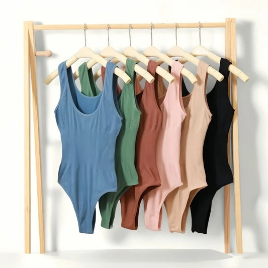 Bodysuit Bodyshaper Women Tummy Control Shapewear Slimming Underwear Girls U Back Tops Sexy Thongs Female Seamless Jumpsuit