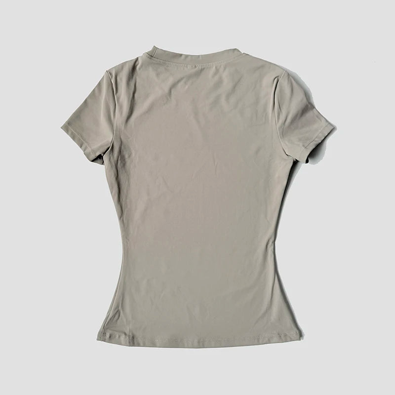 Women Yoga Top Seamless Sport T Shirts Fitness Clothes Short Sleeve Yoga Shirt Gym Top Running  Active Wear