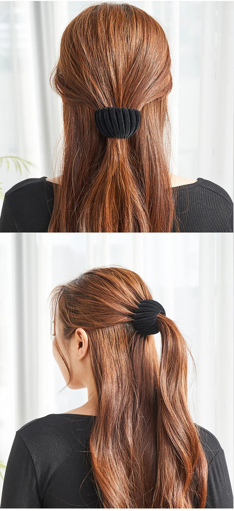 Fashion Women Bun Hair Claw Horsetail Buckle Hair Clip Bird Nest Expanding Hair Accessories Female Ponytail Hair Accessories