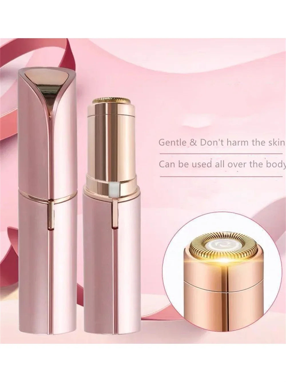 Electric Hair Removal Machine Eyebrow Trimmer Hot Sales Portable Lipstick Shaver Women's Remover Mini Shaver Electric Trimmer