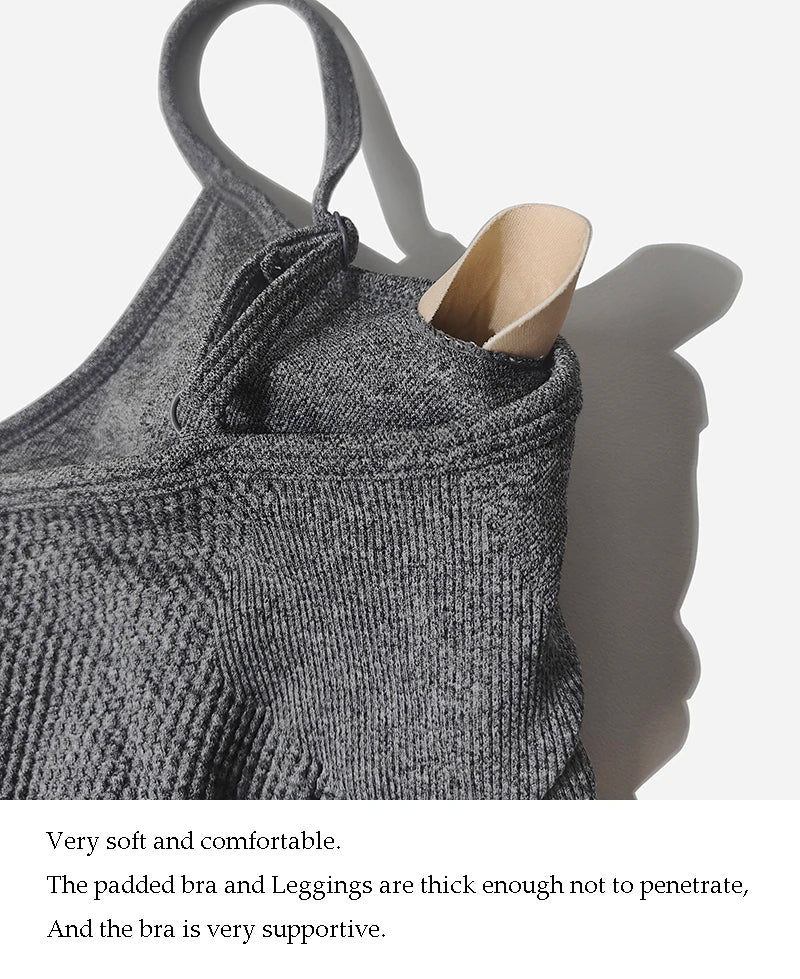 Yoga Set Women Fitness Rompers Sexy One Piece Strap Tummy Control Padded Sports Bra Workout Shorts JumpSuit Sportswear