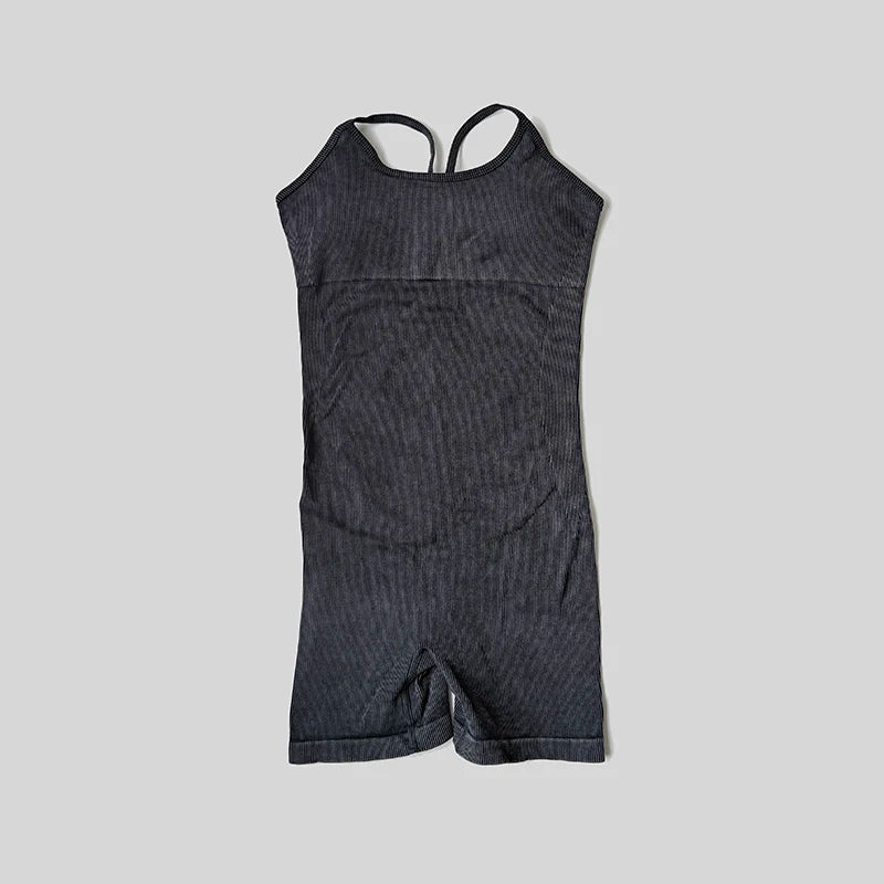 New Seamless One Piece Short Jumpsuit Yoga Clothes Sportswear Women's Gym Push Up Workout Fitness Sports Bodysuit Yoga Suit
