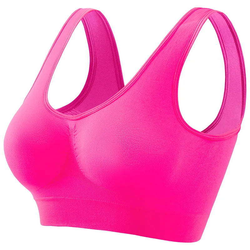 Women Push-Up Bra Seamless Bras Non-wire Sports Bra without Pads Breathable Brassiere Female Crop Top Sexy Lingerie S-5XL