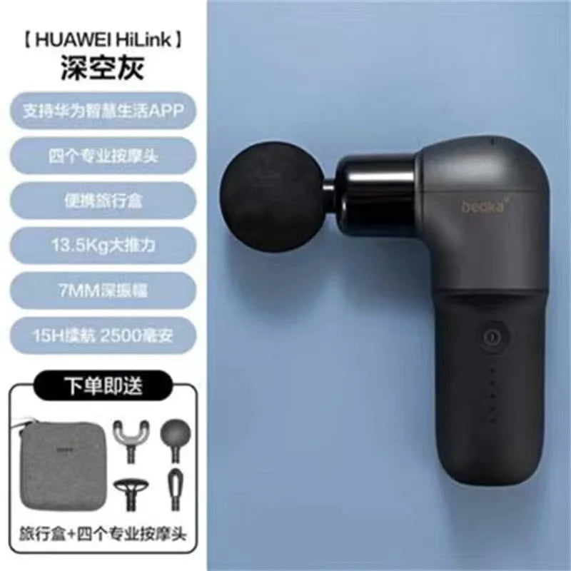 Beoka professional sport massagers private label portable cordless smart mini deep tissue muscle massage gun