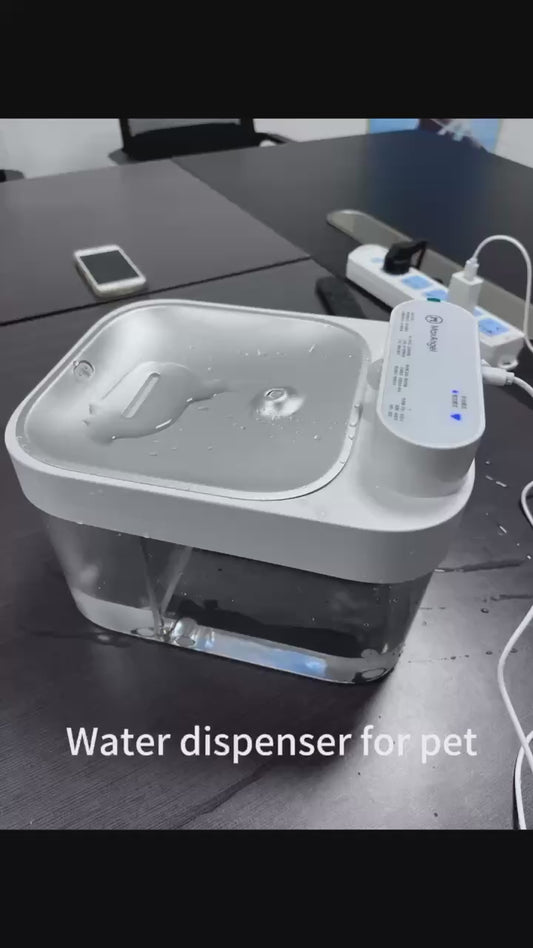 Pet Feeding Fountain 3L Clean Water Tank + 1.35L Dirty Water Tank Watering Automatic Cat and Dogs Water Dispenser