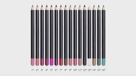 21 Color Matte Waterproof Wood Brown Lipliner Wholesale High Pigment Long Lasting Vegan Smooth Creamy Lip Liner