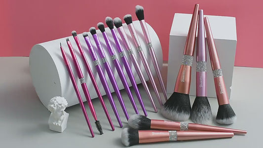 Hottest Selling High Quality Goat Hair Makeup Brush Foundation Powder Concealer Blush Makeup Brush Set