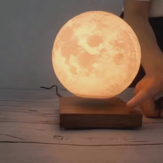 Table Lamp Magnetic Levitating Moon Light 3D Printing Floating Moon Lamp For Home Decoration