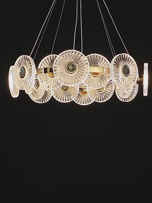 Home Hotel Living Room Decorative Italian Design Modern Gold Pendant Light European Nordic Luxury K9 Crystal Chandelier