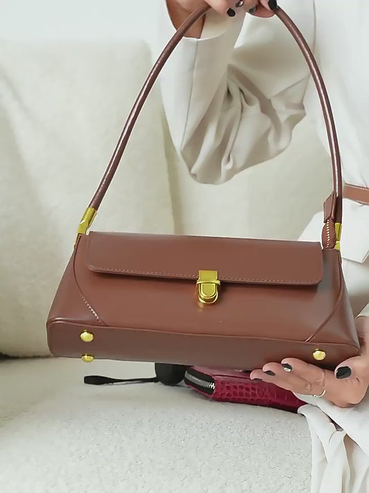 Niche Clutch Women's Bag Fashion Leather Handbag Brand Design Luxury Single Shoulder Cross-body Bag