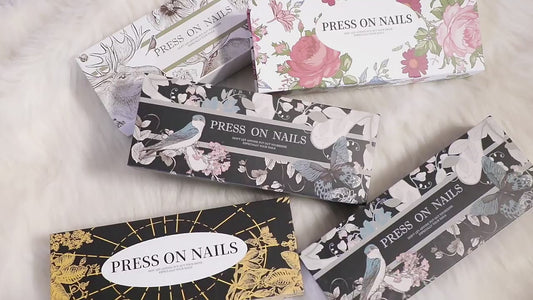 Nails Ballerina Medium Coffin Heart Pearl French Tip Nails Manicure Abs Stick on Nails